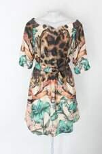 Vestido luxo feminino estampado