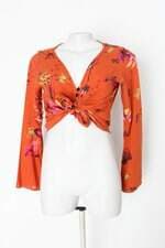 Blusa constantinopla feminina estampada com Laço