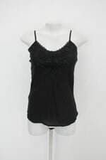 Blusa feminina preta com Renda