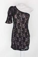 Vestido de renda Renner feminino preto