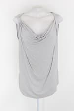 Blusa lunender feminina cinza com Aplique e Meio forro