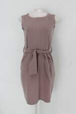 Vestido iriá feminino roxo com Faixa na Cintura