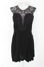 Vestido xapitos feminino preto com Bojo e Renda