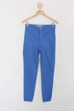 Calça de sarja gata bakana feminina azul