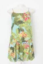 Vestido overend feminino estampado com Recortes