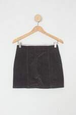 Saia forever 21 feminina cinza
