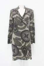 Vestido brasil em gotas feminino estampado