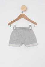 Shorts Infantil cinza mesclado