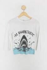 Camiseta Infantil carter's branca com Silk