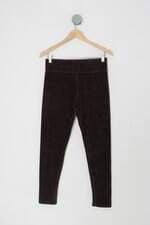 Calça de tecido feminina marrom