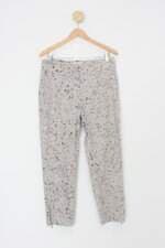 Calça de sarja alcaçuz feminina estampada