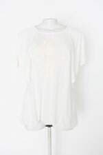 Blusa renner feminina branca com Bordado