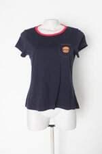 Baby Look love trend feminina azul 