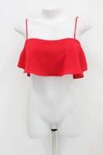Blusa cropped 3 feminina vermelha