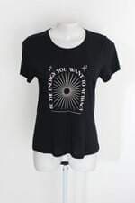 Blusa hering feminina preta com Silk