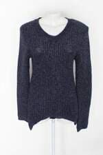 Blusa caedu feminina azul com Barra Mullet