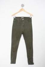 Calça de sarja bershka feminina verde