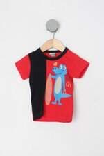 Conjunto Infantil estampado com silk e vivo