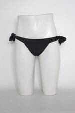 Calcinha de biquíni feminina preta
