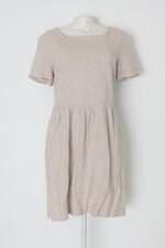 Vestido collins feminino bege