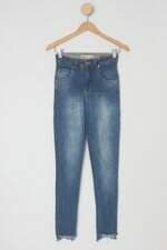 Calça Jeans cigarrete  dardak feminina azul