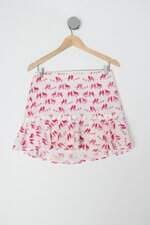 Saia donna ritz feminina estampada com Forro