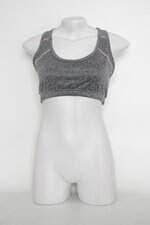 Top Esportivo feminino cinza
