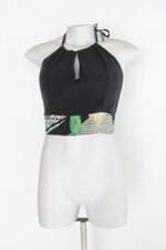 Regata cropped  feminina estampada com Bojo