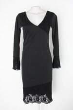 Vestido jazz company feminino preto com Renda