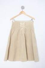 Saia new gold feminina bege