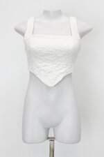 Regata cropped feminina branca
