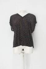 Blusa riachuelo feminina preta estampada