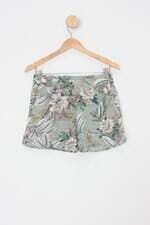 Shorts  verde feminino estampado
