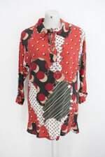 Vestido rosa santa feminino estampado