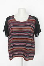 Blusa marisa feminino estampado com Recortes
