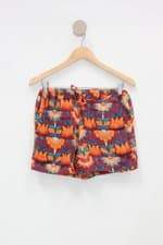 Shorts chakra feminino estampado com Cós com elástico