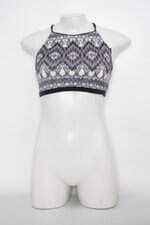 Top liquido feminino estampado