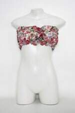 Top feminino floral
