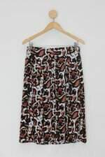 Saia feminina estampado Animal Print 