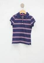 Polo Infantil tommy hilfiger listrada com recortes