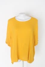 Blusa rosa dourada feminina amarela
