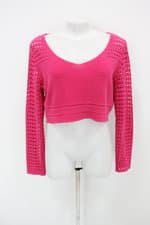 Blusa de Tricot feminina rosa