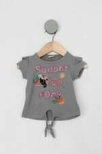 Blusa bebê angero cinza