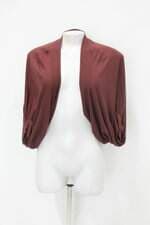 Bolero feminina marrom