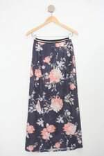 Saia rip curl feminina floral com Meio forro e Fenda