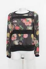 Blusa flor linda feminina floral
