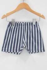 Shorts Infantil listrado com cos de elastico