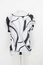 Blusa mirasul feminina bicolor com Recortes