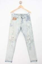 Calça Jeans it's & co feminina azul com Recortes e Spikes