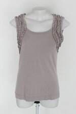 blusa Regata keeper feminina cinza com Franzido